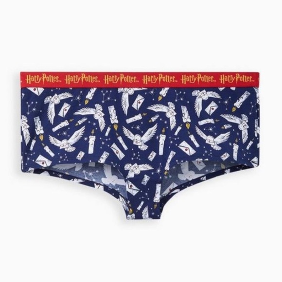 3 for $30 TORRID NWT Harry Potter Seamless Boyshort Panty - Cotton Hedwig 0297 - Picture 1 of 5
